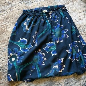 Tommy Bahama Navy Floral Mini Skirt